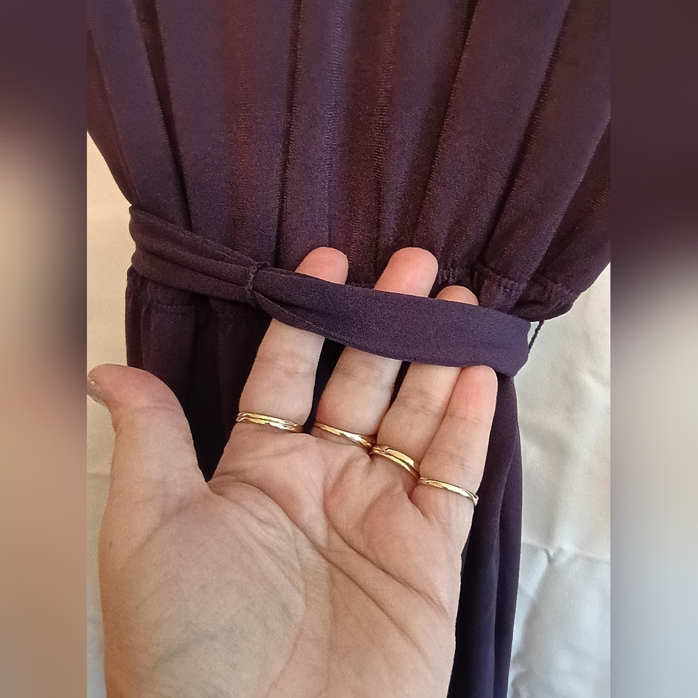 LYS Chic Long Sleeve With Belt Purple Dress Size 3x. - Picture 6 of 8